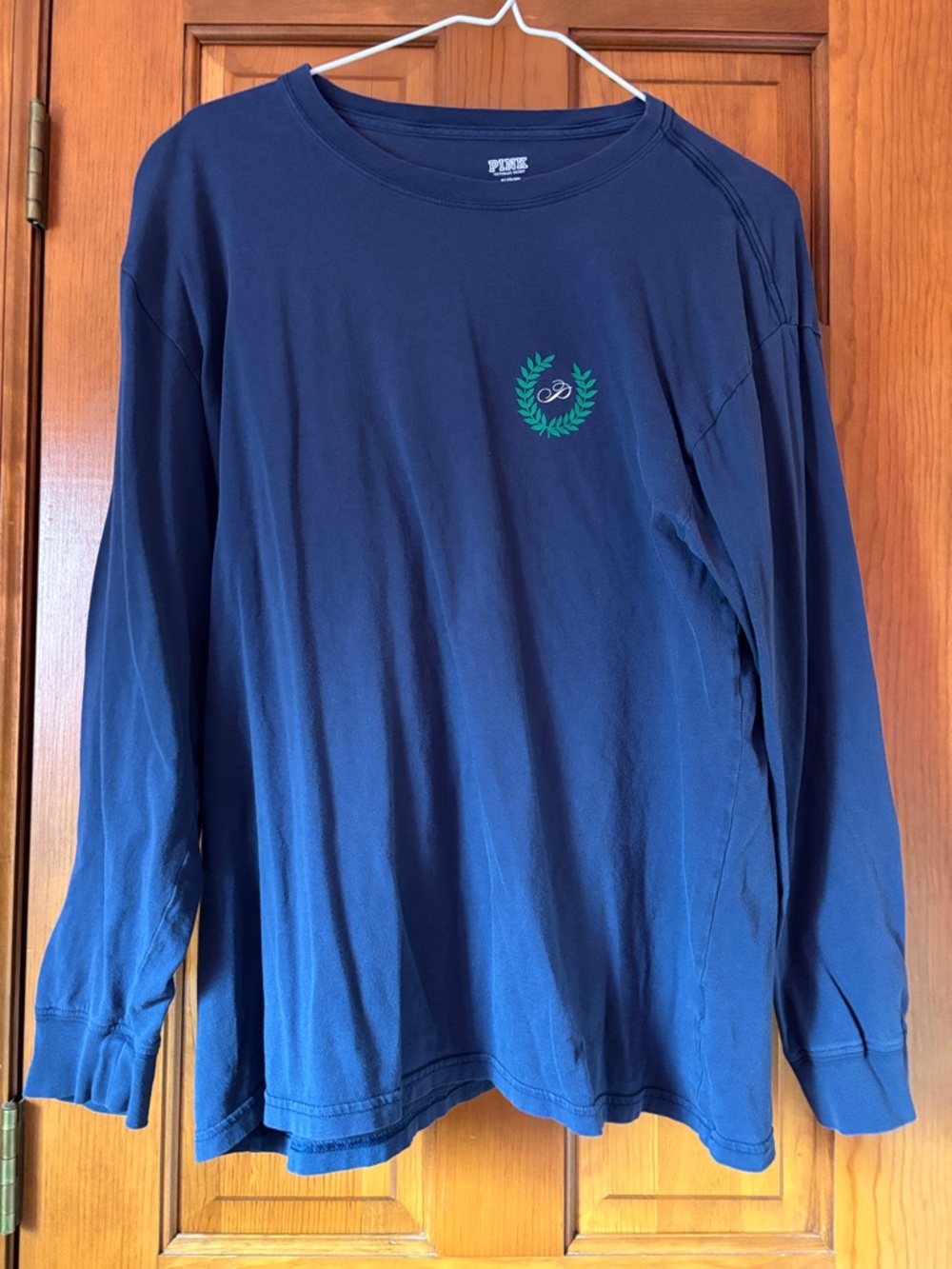 PINK Victorias Secret Blue Long Sleeve Tee